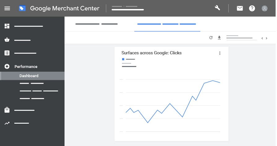 Specific report to quantify your free traffic results directly on your Merchant Center