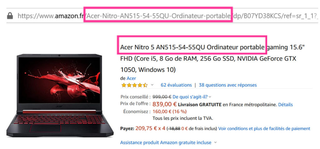 Acer et Amazon