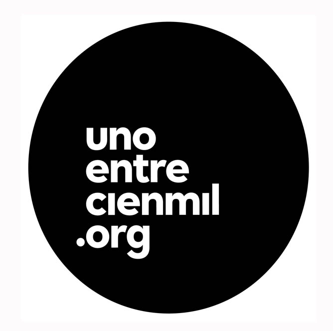 Logo de la Fundación Unoentrecienmil 
